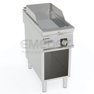 Fry-top / Gratar Electric cu placa neteda cromată, 6 kw, 400V,  40x90x85cm