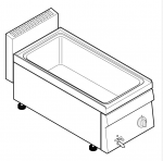  Bain-Marie  electric de banc GN 1/1  35x70x28 cm