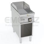 Fry-top / Gratar Electric cu placa neteda cromată, 6 kw, 400V,  40x90x85cm